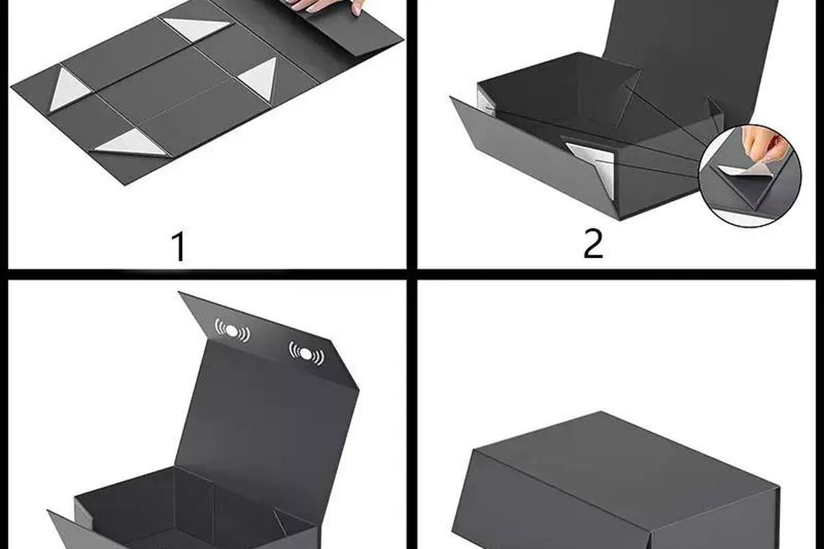 Custom rigid cosmetic boxes with magnetic closure, produced for a beauty brand