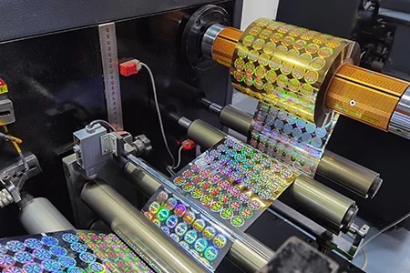 Hot stamping and foil application