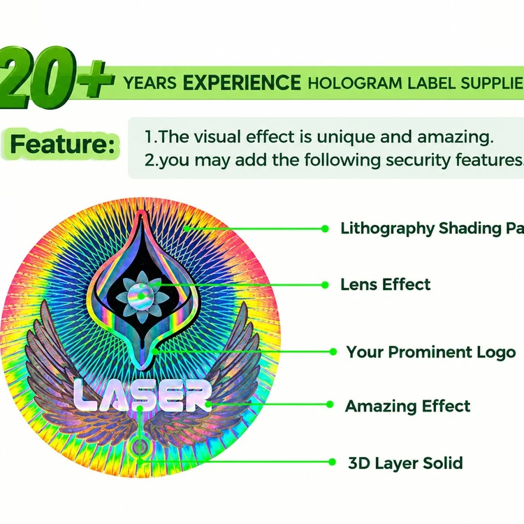 Anti-counterfeit labels: 20+ years hologram label supplier feature